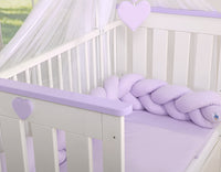 Tour de lit Tressé - violet - Mode Bébé Claye