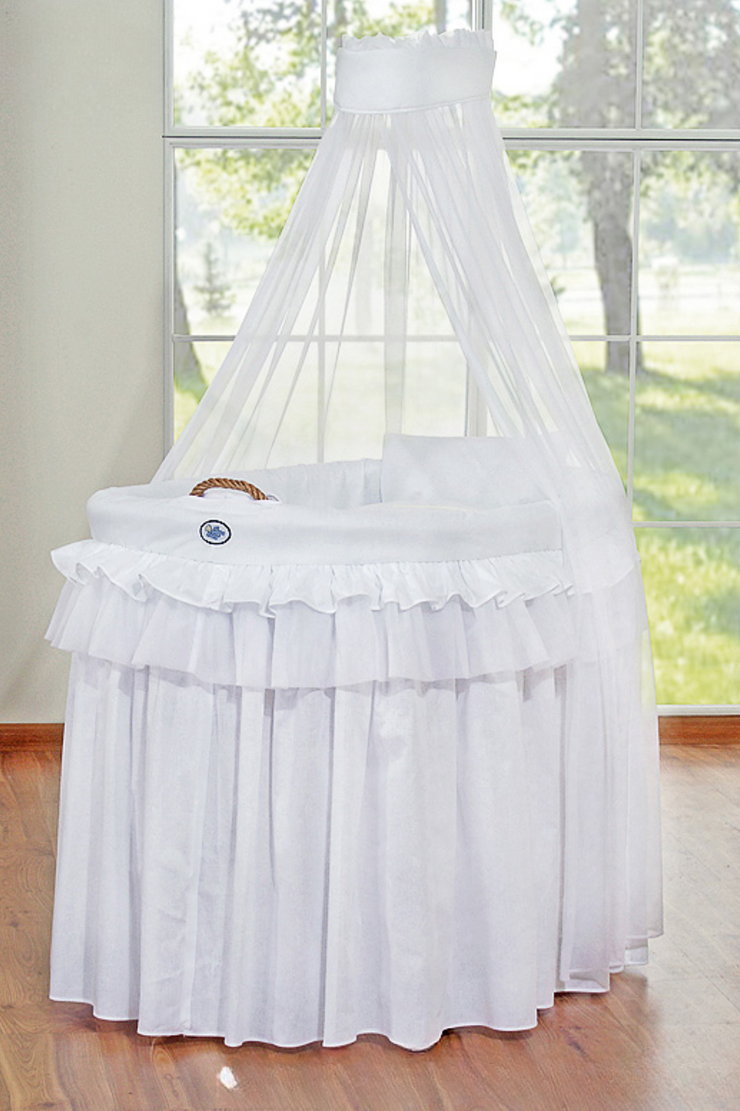 Berceau Crib avec baldaquin  Petit Prince - Princesse blanc - Mode Bébé Claye