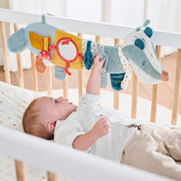 Doudou d'Activité  Bleu Poussiéreux Felix & Leo - Mode Bébé Claye