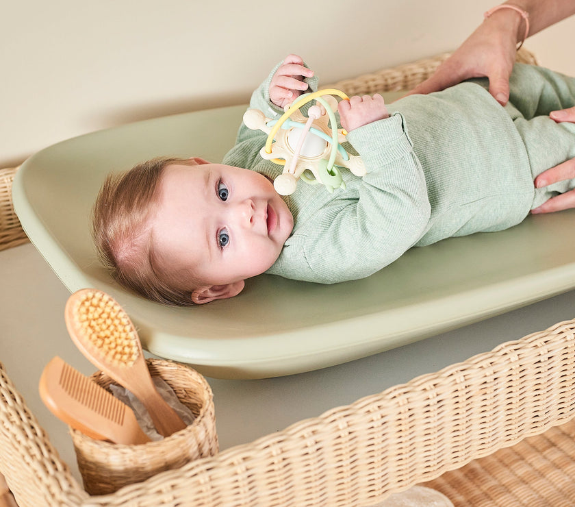 Matelas à Langer Softy Vert - Mode Bébé Claye