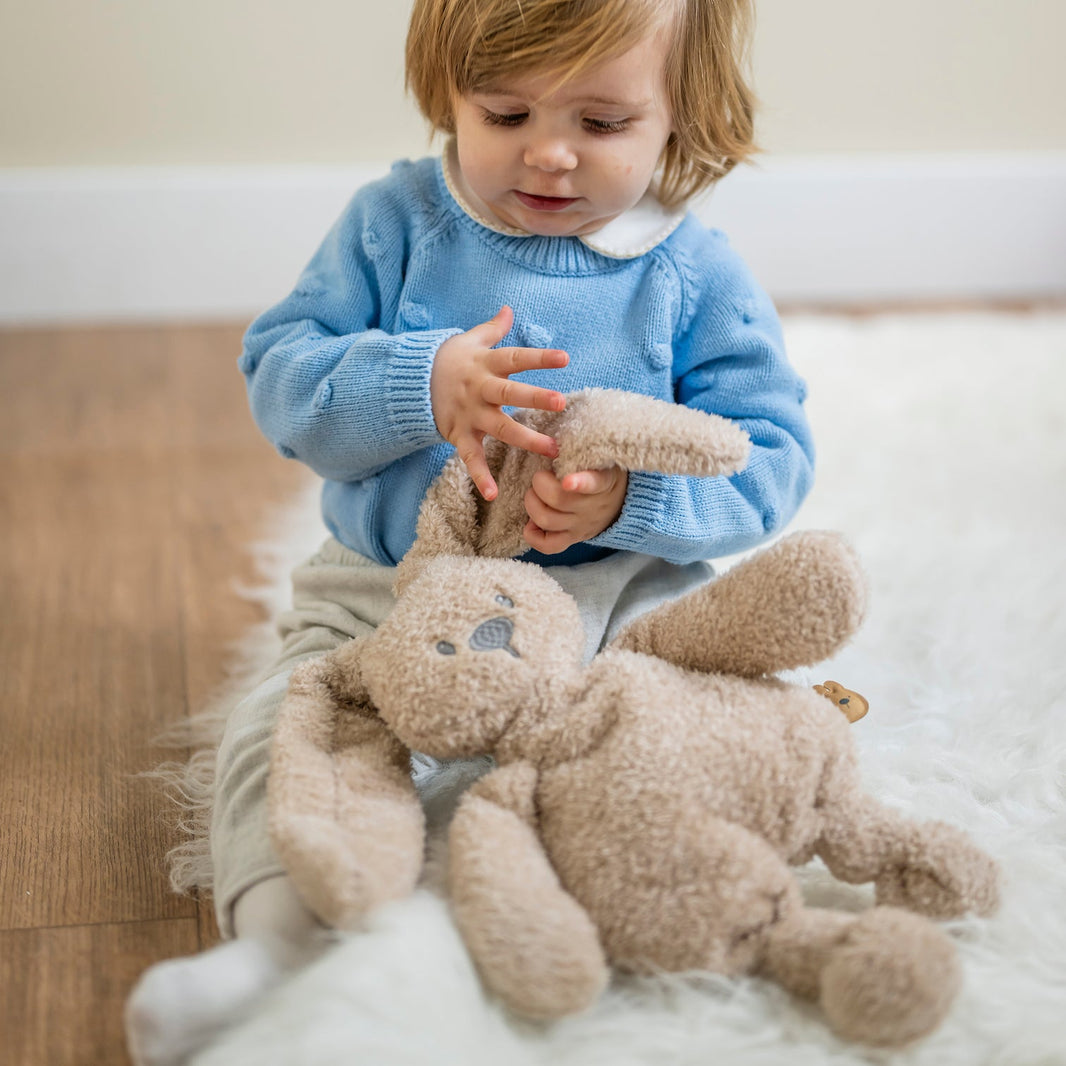 Peluche  Lapidou Teddy Sable 36cm - Mode Bébé Claye
