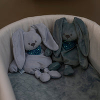 Peluche Lapin LAPIDOU Bleu pastel 36cm - Mode Bébé Claye