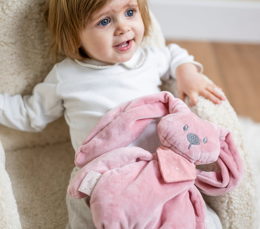 Peluche Lapin LAPIDOU Rose 36cm - Mode Bébé Claye