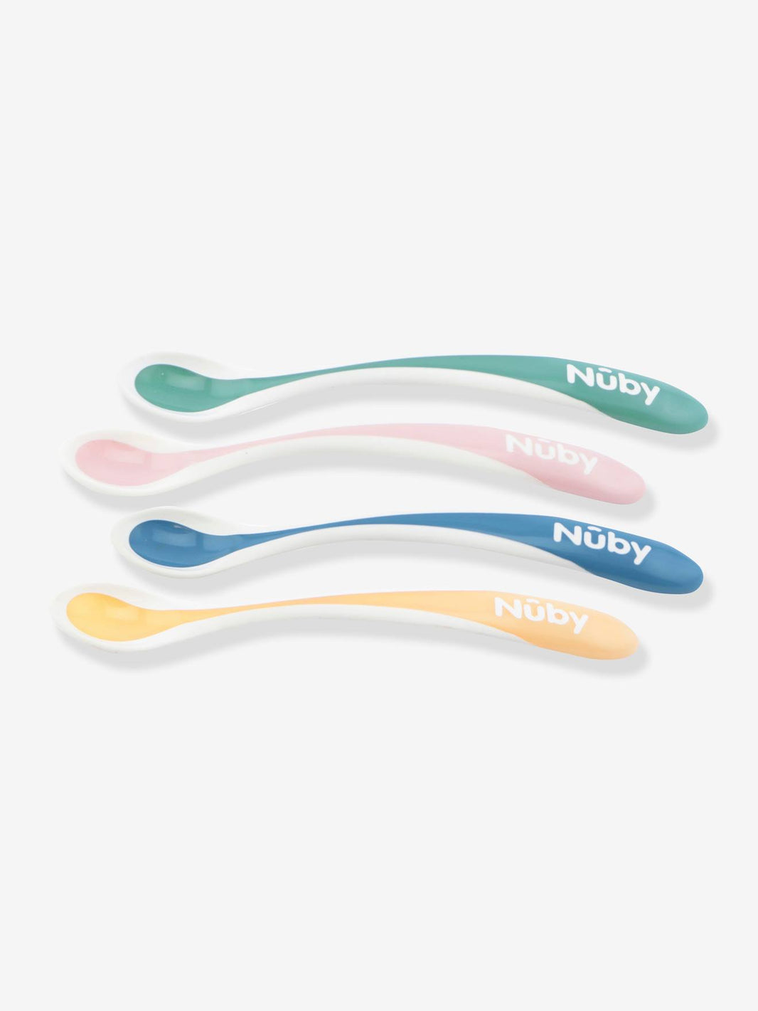 CUILLERES THERMOSEBSIBLES BREVETES A BORD DOUX - 4PCS - 3M+ - Mode Bébé Claye