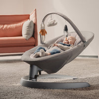 Nuna Transat Leaf Grow avec barre de jeux - Driftwood - Mode Bébé Claye