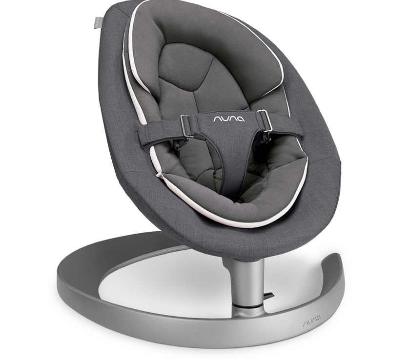 Nuna Transat Leaf Grow avec barre de jeux - GRANITE - Mode Bébé Claye