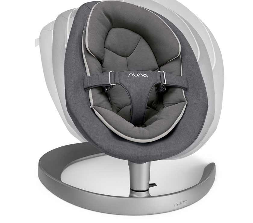 Nuna Transat Leaf Grow avec barre de jeux - GRANITE - Mode Bébé Claye