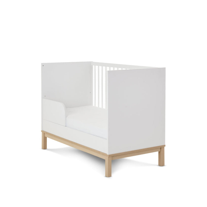 Chambre Duo Astrid - Lit 60x120cm + Commode 3 Tiroirs - Blanc - Mode Bébé Claye