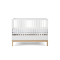 Chambre Duo Astrid - Lit 60x120cm + Commode 3 Tiroirs - Blanc - Mode Bébé Claye