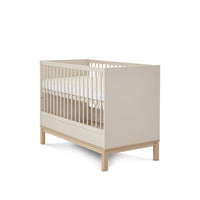 Chambre Duo Astrid - Lit 60x120cm + Commode 3 Tiroirs - Satin - Mode Bébé Claye