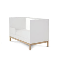 Chambre Duo Astrid - Lit 70x140cm + Commode 3 Tiroires - Blanc - Mode Bébé Claye