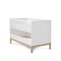 Chambre Duo Astrid - Lit 70x140cm + Commode 3 Tiroires - Blanc - Mode Bébé Claye