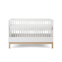 Chambre Duo Astrid - Lit 70x140cm + Commode 3 Tiroires - Blanc - Mode Bébé Claye