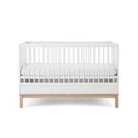 Chambre Duo Astrid - Lit 70x140cm + Commode 3 Tiroires - Blanc - Mode Bébé Claye