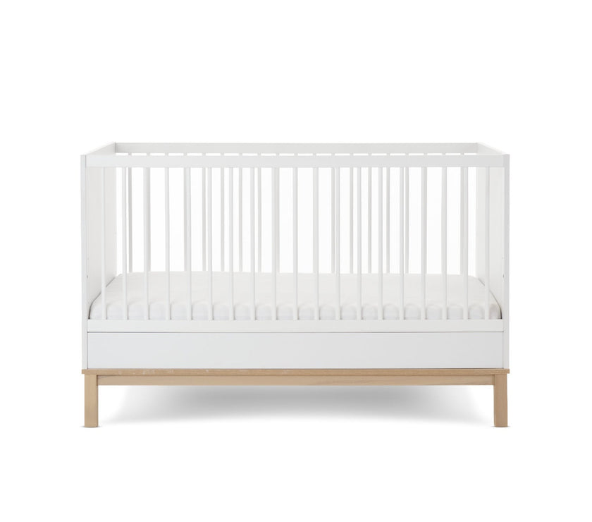 Chambre Duo Astrid - Lit 70x140cm + Commode 3 Tiroires - Blanc - Mode Bébé Claye
