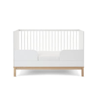 Chambre Duo Astrid - Lit 70x140cm + Commode 3 Tiroires - Blanc - Mode Bébé Claye