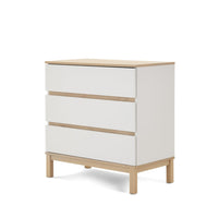 Chambre Duo Astrid - Lit 70x140cm + Commode 3 Tiroires - Blanc - Mode Bébé Claye