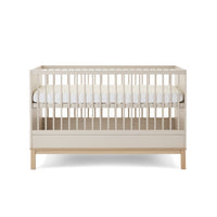 Chambre Duo Astrid - Lit 70x140cm + Commode 3 Tiroires - Satin - Mode Bébé Claye