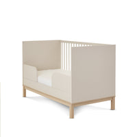 Chambre Duo Astrid - Lit 70x140cm + Commode 3 Tiroires - Satin - Mode Bébé Claye