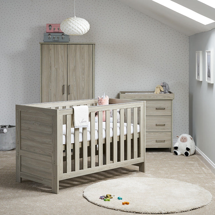 Chambre Trio bébé - Nika Gris Lavé - Mode Bébé Claye