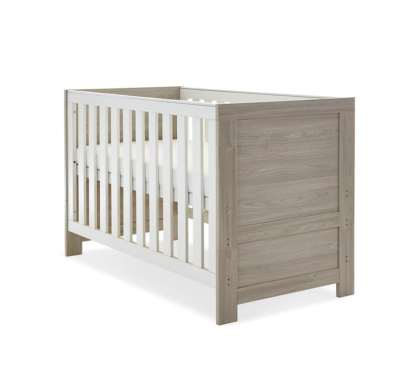 Chambre Trio bébé Nika Gris Lavé et Blanc - Mode Bébé Claye
