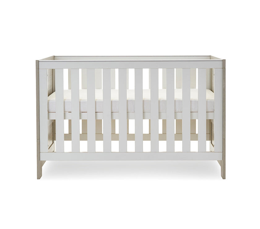 Chambre Trio bébé Nika Gris Lavé et Blanc - Mode Bébé Claye