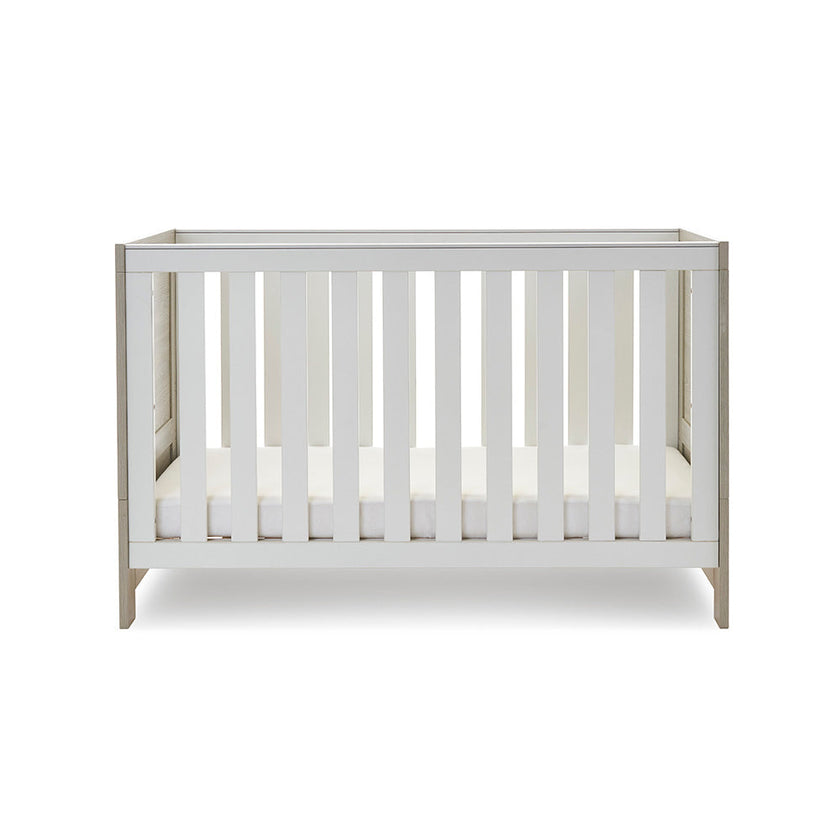 Chambre Trio bébé Nika Gris Lavé et Blanc - Mode Bébé Claye
