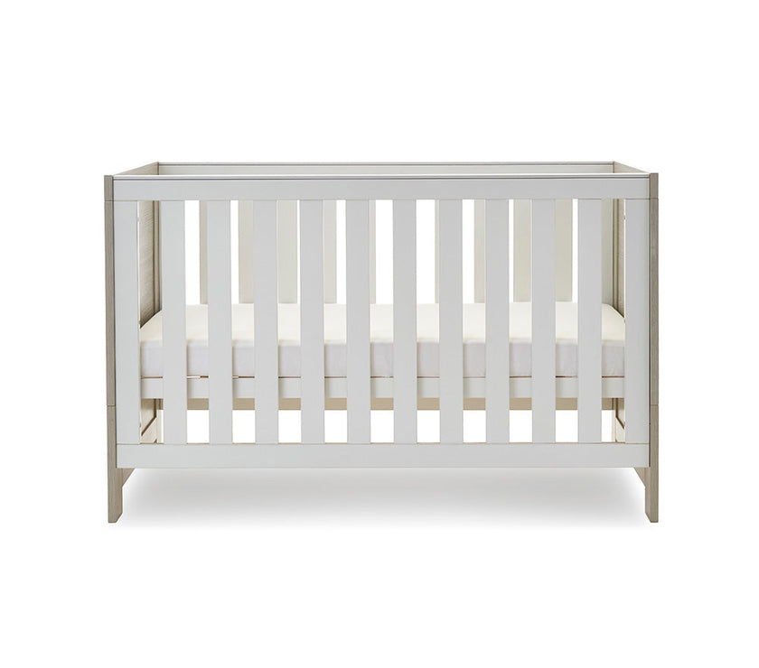 Chambre Trio bébé Nika Gris Lavé et Blanc - Mode Bébé Claye