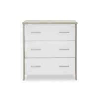 Chambre Trio bébé Nika Gris Lavé et Blanc - Mode Bébé Claye