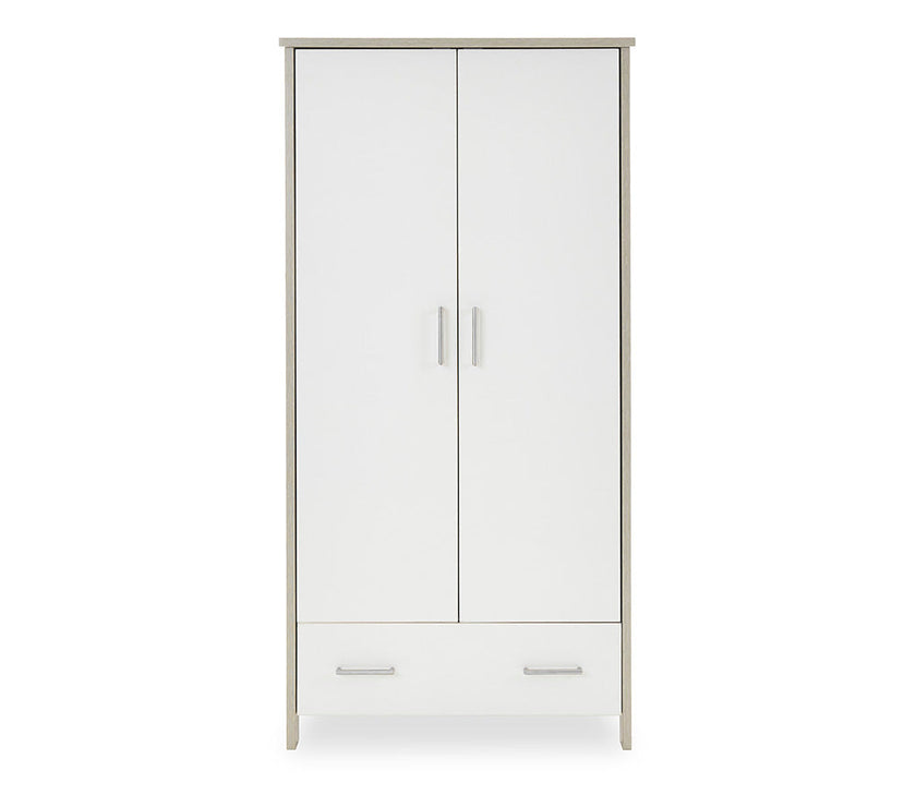 Chambre Trio bébé Nika Gris Lavé et Blanc - Mode Bébé Claye
