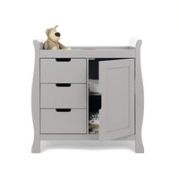 Commode à langer Stamford - Gris - Mode Bébé Claye