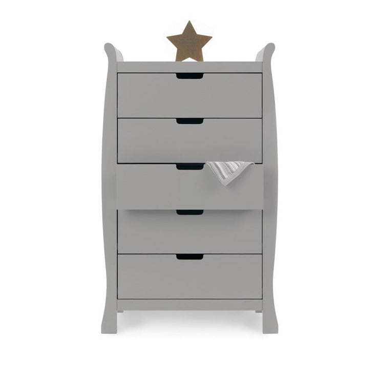 Commode haute Stamford Sleigh - Gris - Mode Bébé Claye