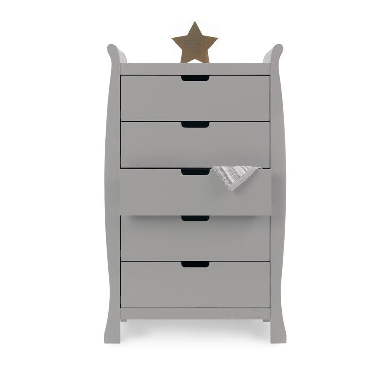 Commode haute Stamford Sleigh - Gris - Mode Bébé Claye