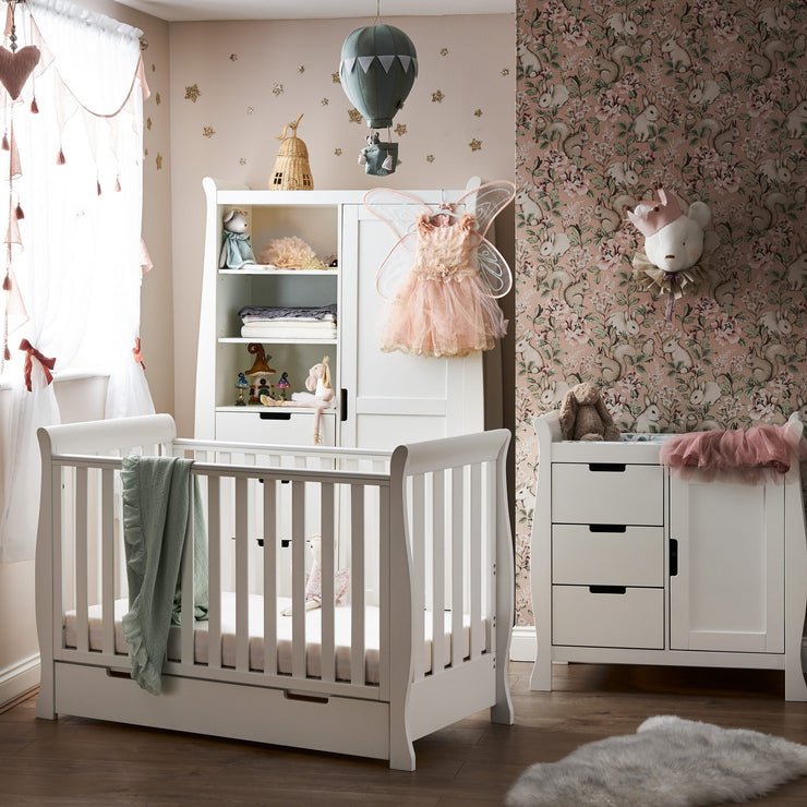 Obaby - Chambre Trio bébé Stamford Mini - Blanc - Mode Bébé Claye