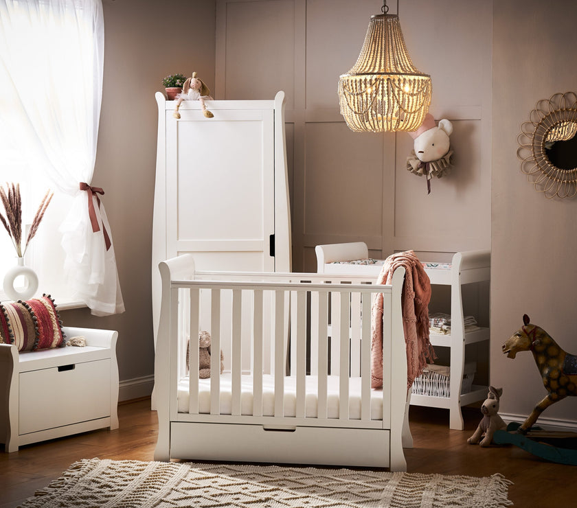 Obaby - Chambre Trio bébé Stamford Space Saver - Blanc - Mode Bébé Claye