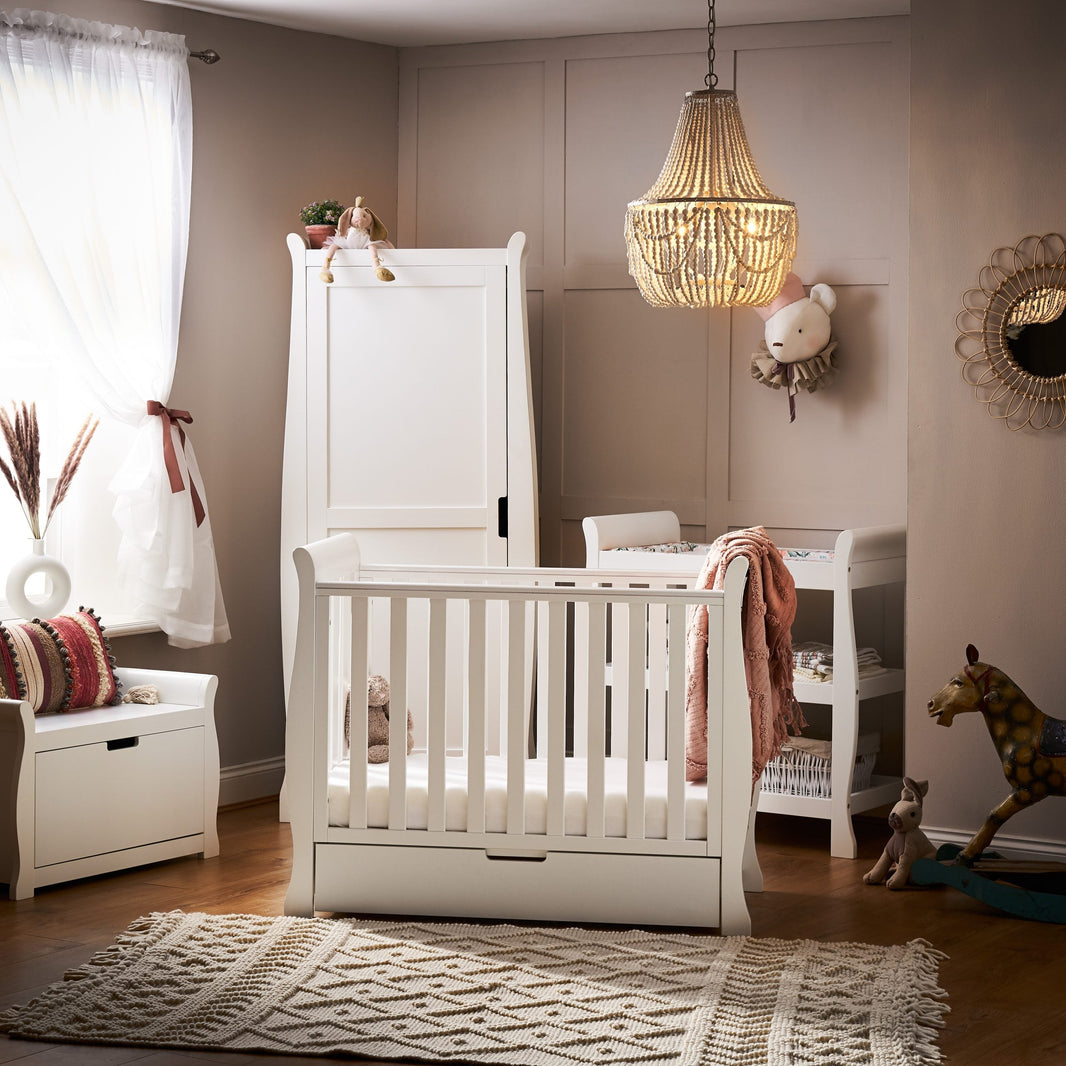 Obaby - Chambre Trio bébé Stamford Space Saver - Blanc - Mode Bébé Claye