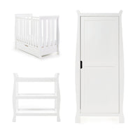 Obaby - Chambre Trio bébé Stamford Space Saver - Blanc - Mode Bébé Claye