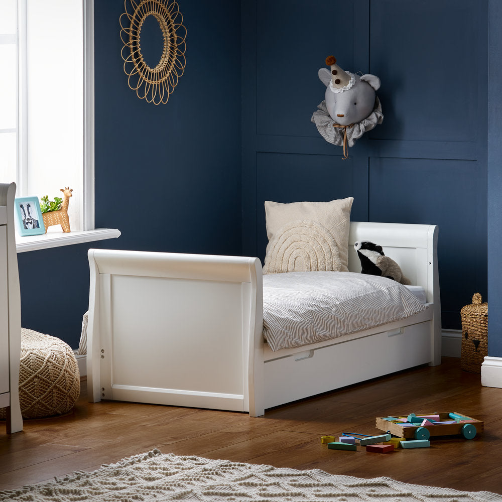 Obaby - Lit Bébé Évolutif 140x70cm Stamford Classic - Blanc - Mode Bébé Claye