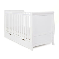Obaby - Lit Bébé Évolutif 140x70cm Stamford Classic - Blanc - Mode Bébé Claye