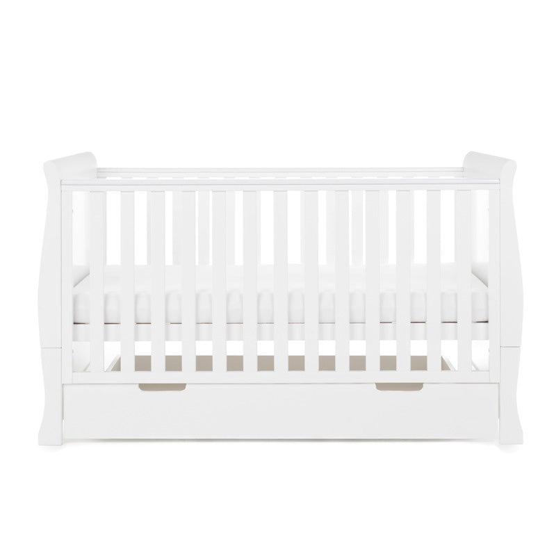 Obaby - Lit Bébé Évolutif 140x70cm Stamford Classic - Blanc - Mode Bébé Claye