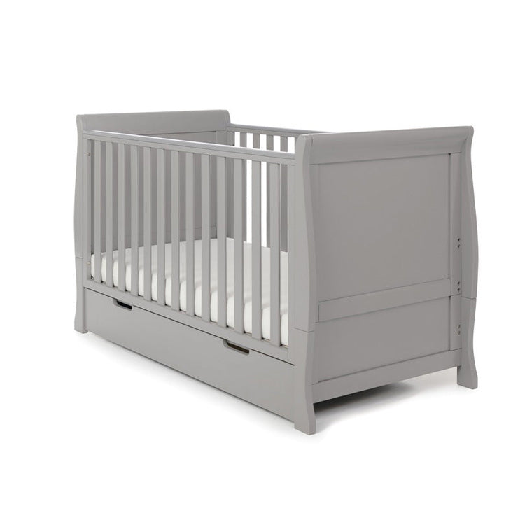 Obaby - Lit Bébé Évolutif 140x70cm Stamford Classic - Gris - Mode Bébé Claye