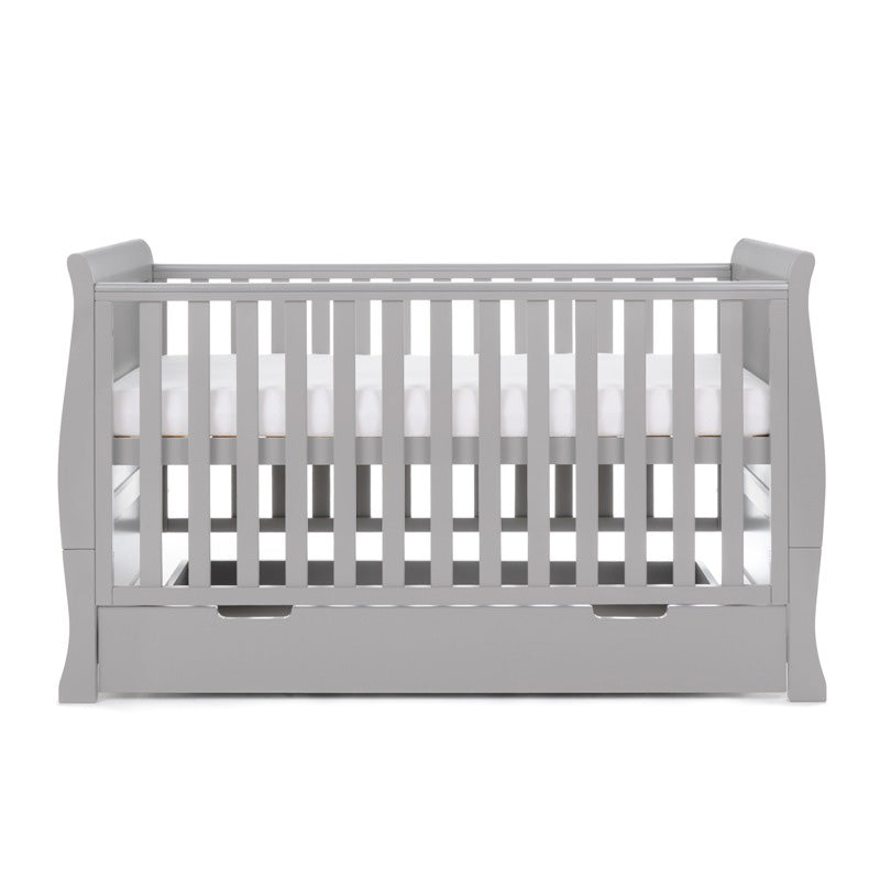 Obaby - Lit Bébé Évolutif 140x70cm Stamford Classic - Gris - Mode Bébé Claye