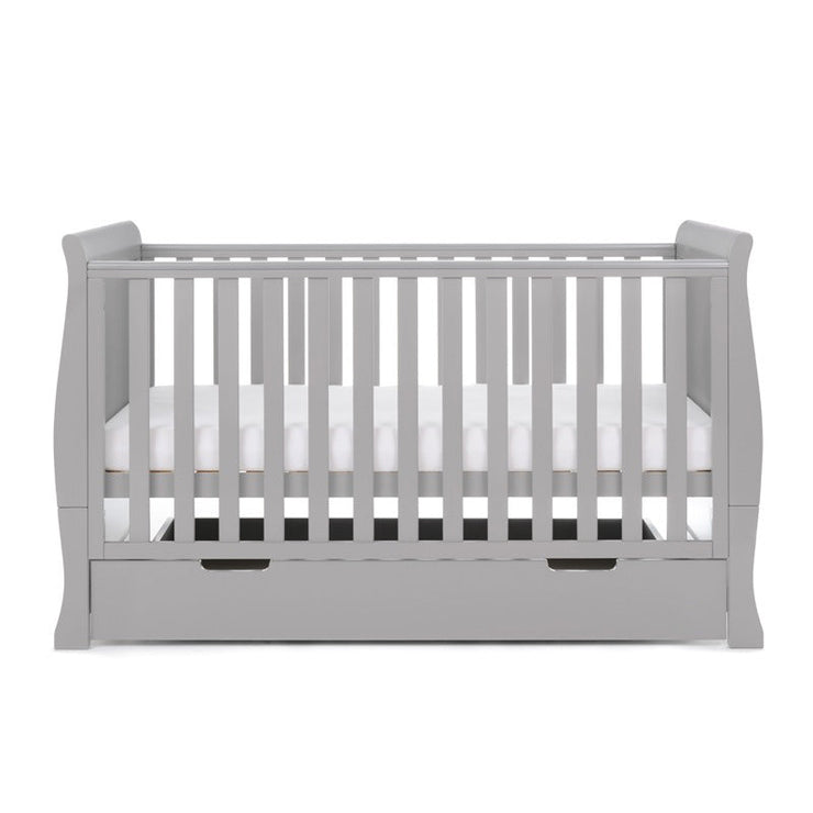 Obaby - Lit Bébé Évolutif 140x70cm Stamford Classic - Gris - Mode Bébé Claye