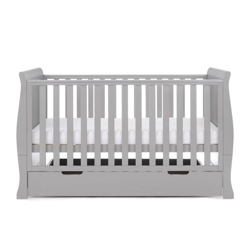 Obaby - Lit Bébé Évolutif 140x70cm Stamford Classic - Gris - Mode Bébé Claye
