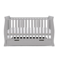 Obaby - Lit Bébé Évolutif 140x70cm Stamford Classic - Gris - Mode Bébé Claye