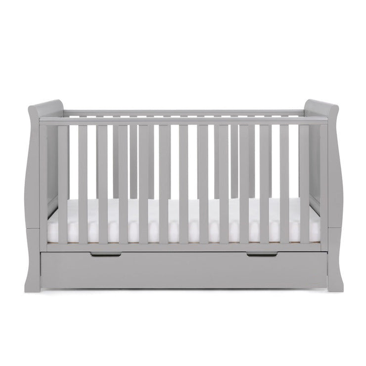 Obaby - Lit Bébé Évolutif 140x70cm Stamford Classic - Gris - Mode Bébé Claye