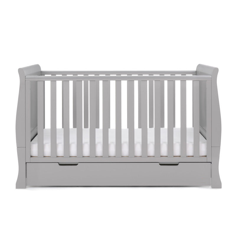 Obaby - Lit Bébé Évolutif 140x70cm Stamford Classic - Gris - Mode Bébé Claye