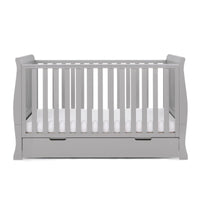 Obaby - Lit Bébé Évolutif 140x70cm Stamford Classic - Gris - Mode Bébé Claye