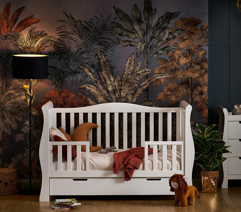 Obaby - Lit Bébé Évolutif STAMFORD LUXE - BLANC - Mode Bébé Claye