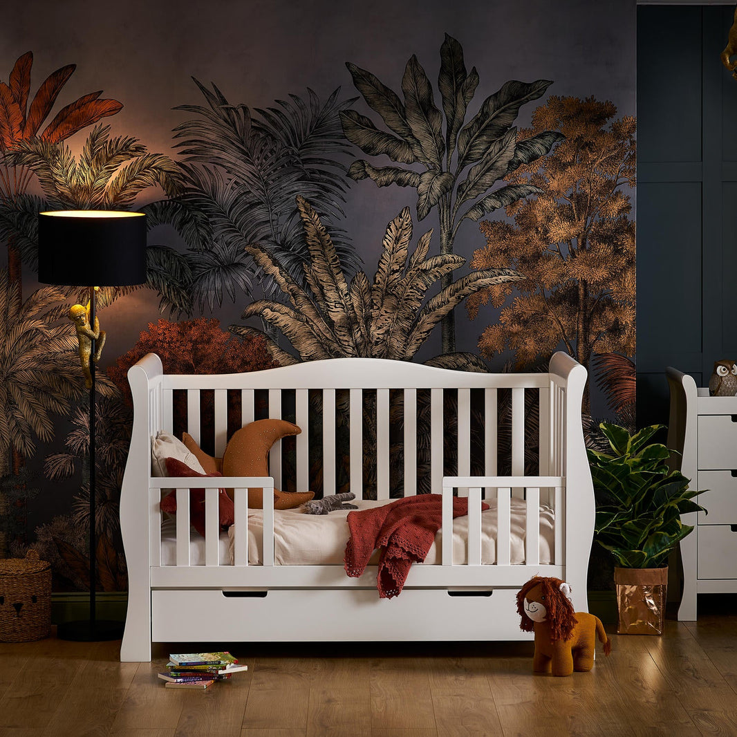 Obaby - Lit Bébé Évolutif STAMFORD LUXE - BLANC - Mode Bébé Claye